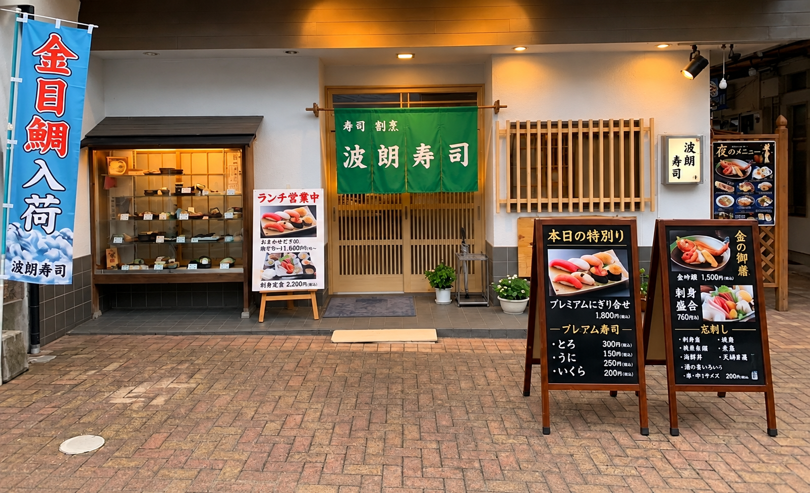 波朗寿司 店舗外観